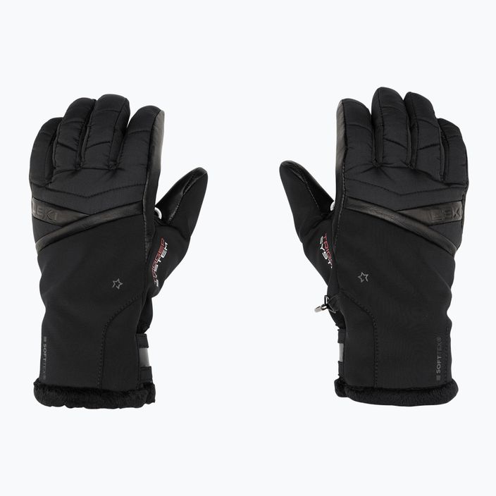 LEKI Γυναικεία γάντια σκι Snowfox 3D μαύρο 3