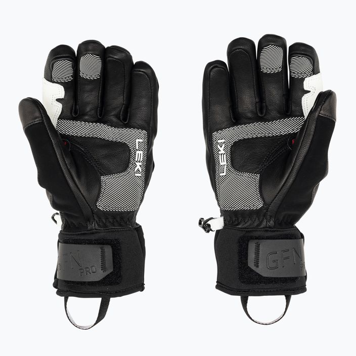 LEKI Griffin Pro 3D μαύρο/λευκό ανδρικό γάντι σκι 2
