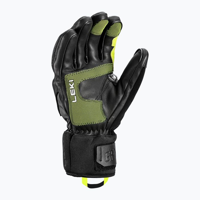 LEKI Griffin Pro 3D ανδρικό γάντι σκι μαύρο/νεόν 6