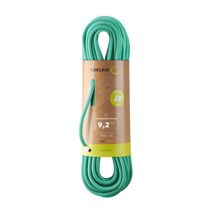 EDELRID Hummingbird Eco Dry 9.2 παγωμένο σχοινί αναρρίχησης με μέντα / εσπεριδοειδή 2