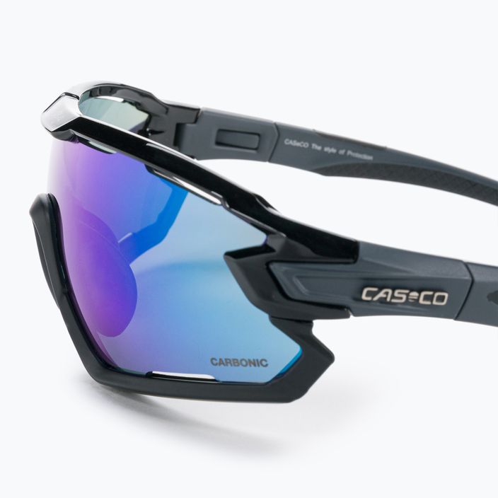 CASCO γυαλιά ποδηλασίας SX-34 Carbonic μαύρο/μπλε καθρέφτης 09.1302.30 4