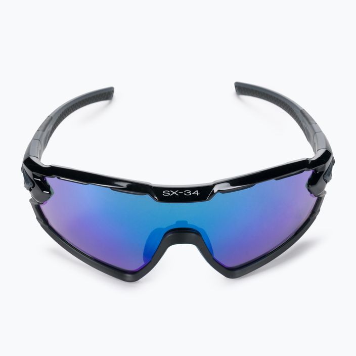 CASCO γυαλιά ποδηλασίας SX-34 Carbonic μαύρο/μπλε καθρέφτης 09.1302.30 5