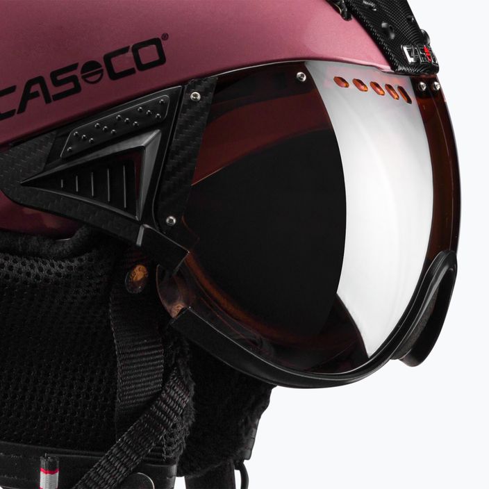 CASCO κράνος σκι SP-2 Carbonic Visor ροζ 07.3736 6