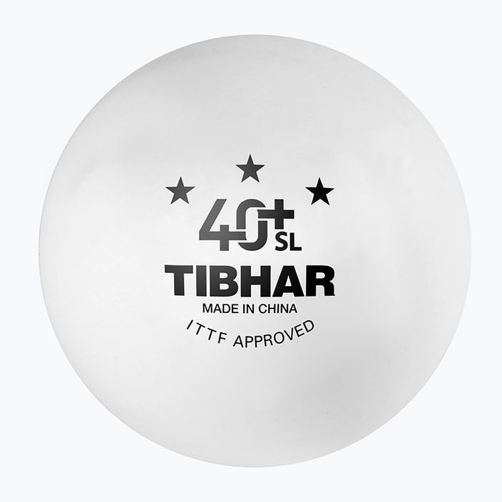 Tibhar HHH 40+ SL μπάλες επιτραπέζιας αντισφαίρισης 3 τεμάχια λευκές 2