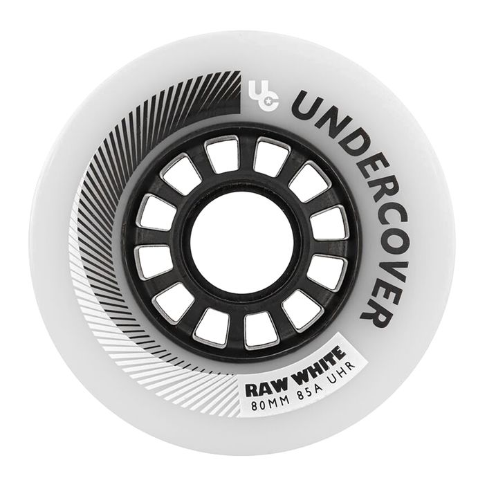 UNDERCOVER WHEELS Raw 80 mm/85A rollerblade τροχούς 4 τεμάχια λευκό. 2