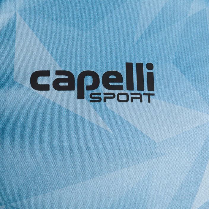 Ανδρική φανέλα ποδοσφαίρου Capelli Pitch Star Goalkeeper γαλάζιο/μαύρο 3