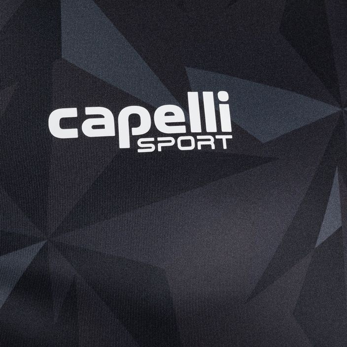 Ανδρική φανέλα ποδοσφαίρου Capelli Pitch Star Goalkeeper μαύρο/λευκό 3