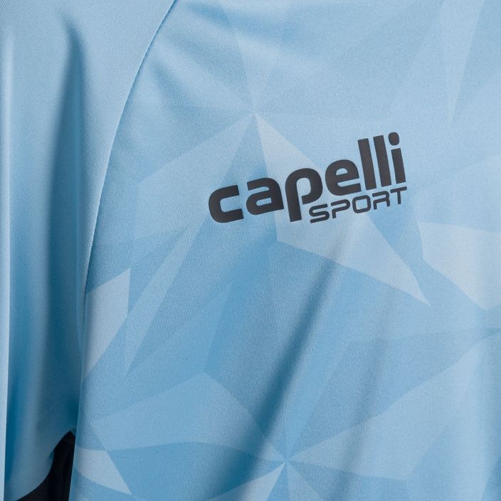 Capelli Pitch Star Goalkeeper παιδική φανέλα ποδοσφαίρου γαλάζιο/μαύρο 3