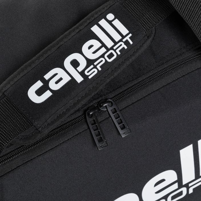 Ανδρική τσάντα ποδοσφαίρου Capelli Club I Duffle S μαύρο/λευκό 5