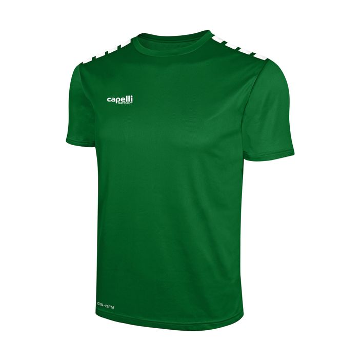 Ανδρική ποδοσφαιρική φανέλα Cappelli Cs One Adult Jersey SS πράσινο/λευκό 2