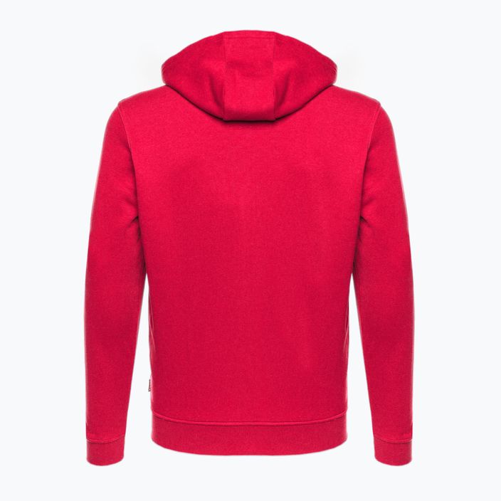 Ανδρικά Capelli Basics Ενηλίκων Zip Hoodie φούτερ ποδοσφαίρου φούτερ κόκκινο 2