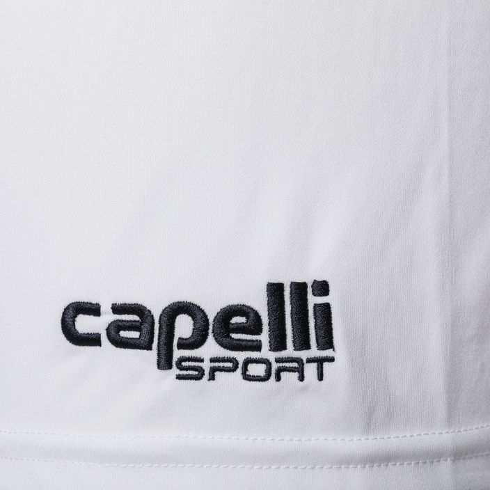 Capelli Sport Cs One Adult Match λευκό/μαύρο παιδικό σορτς ποδοσφαίρου για ενήλικες 3