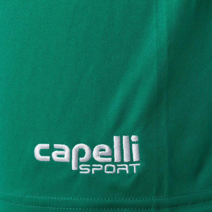 Capelli Sport Cs One Adult Match πράσινο/λευκό παιδικό σορτς ποδοσφαίρου 3