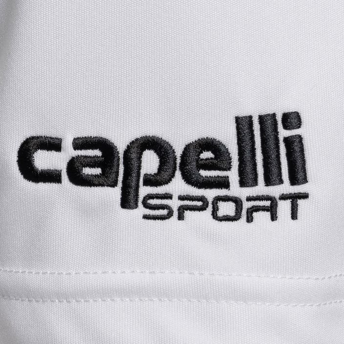 Capelli Sport Cs One Youth Match λευκό/μαύρο παιδικό σορτς ποδοσφαίρου 3