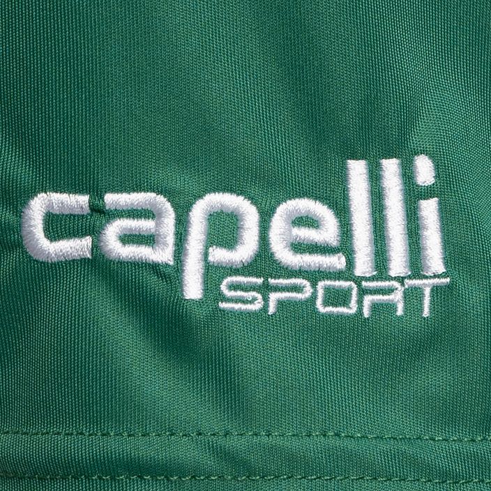Capelli Sport Cs One Youth Match πράσινο/λευκό παιδικό σορτς ποδοσφαίρου 3