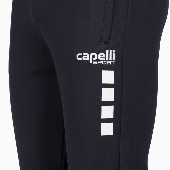 Capelli Uptown Youth Training ποδοσφαιρικό παντελόνι μαύρο/λευκό 3