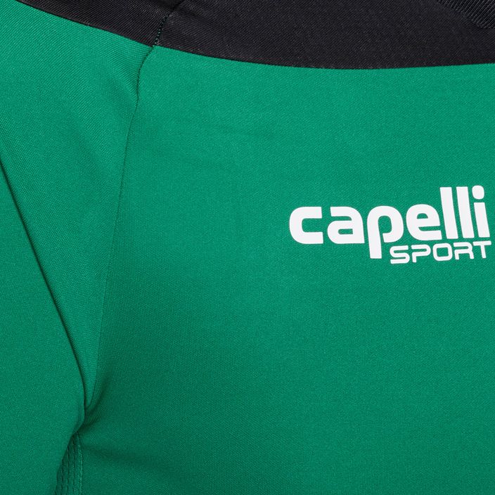 Capelli Tribeca Adult Training πράσινη/μαύρη ανδρική φανέλα ποδοσφαίρου 3