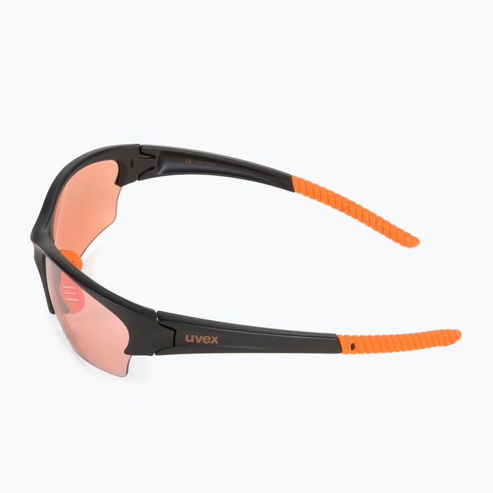 UVEX Sunsation μαύρο ματ πορτοκαλί/πορτοκαλί γυαλιά ποδηλασίας S5306062212 4