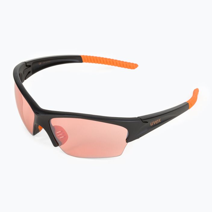 UVEX Sunsation μαύρο ματ πορτοκαλί/πορτοκαλί γυαλιά ποδηλασίας S5306062212 5