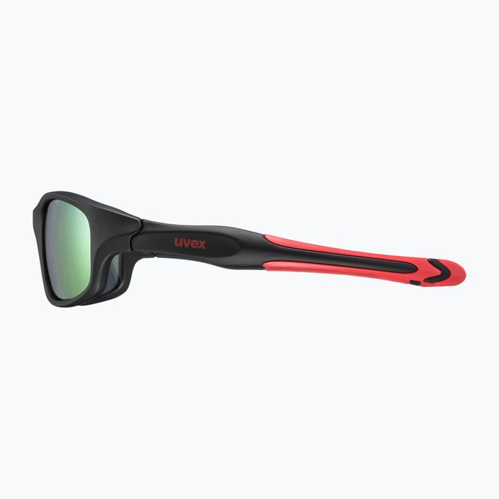 UVEX παιδικά γυαλιά ηλίου Sportstyle μαύρο ματ κόκκινο/ κόκκινο καθρέφτη 507 53/3/866/2316 7
