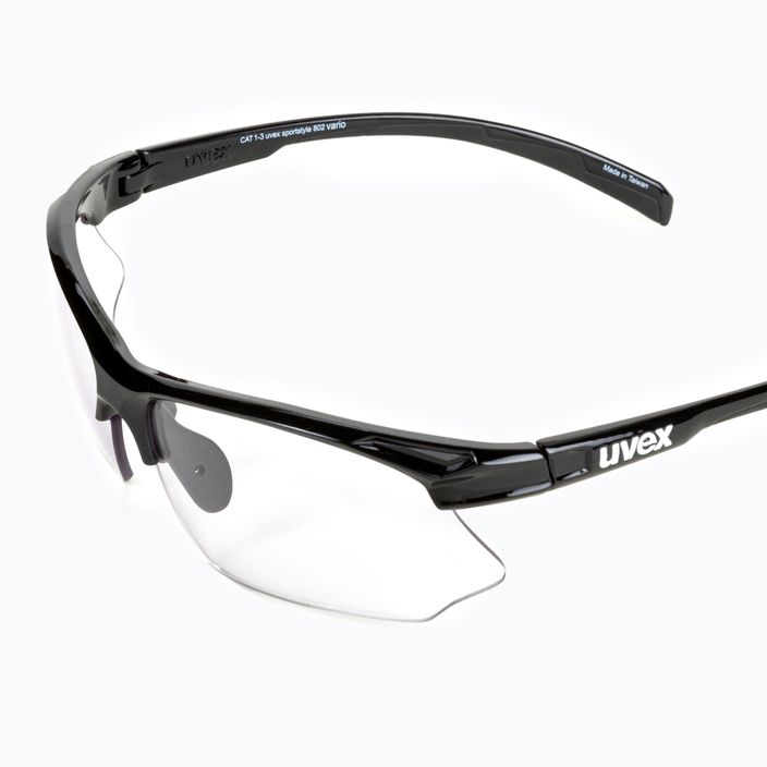 UVEX Sportstyle 802 V μαύρο/παραθυρικό καπνό γυαλιά ποδηλασίας S5308722201 5