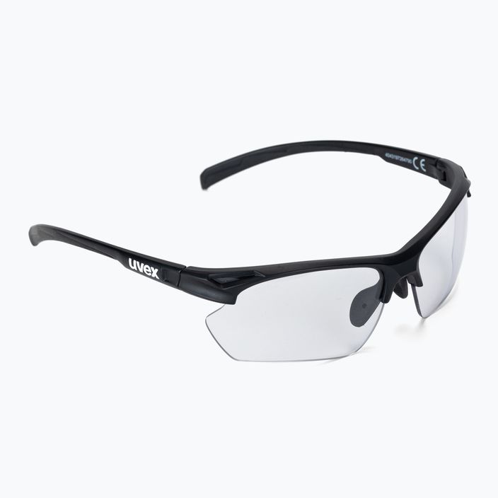 UVEX Sportstyle 802 μαύρα ματ/αυτόματα γυαλιά ποδηλασίας καπνού S5308942201