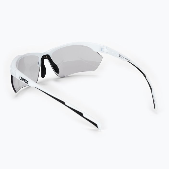 UVEX Sportstyle 802 λευκά/αυτόματα γυαλιά ποδηλασίας καπνού S5308948801 2