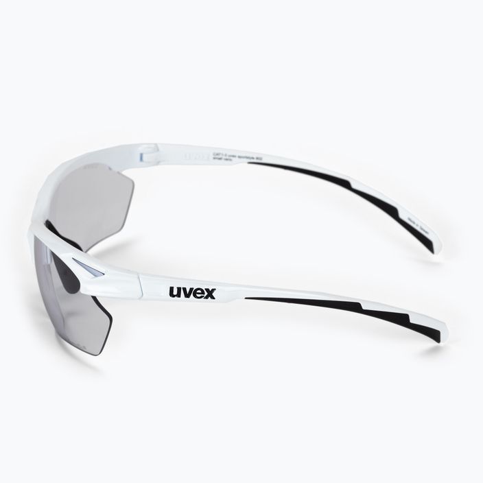 UVEX Sportstyle 802 λευκά/αυτόματα γυαλιά ποδηλασίας καπνού S5308948801 4
