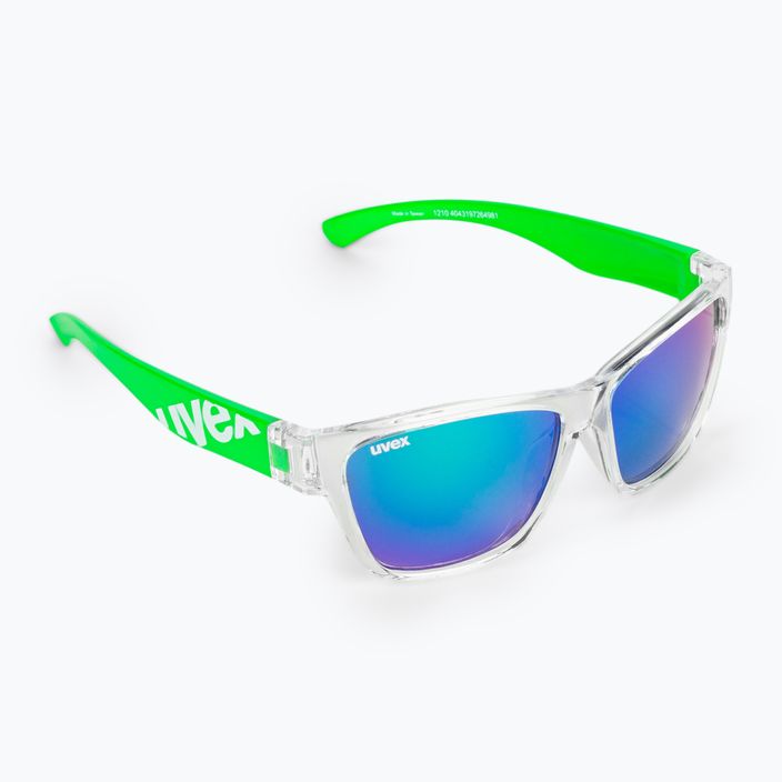 UVEX παιδικά γυαλιά ηλίου Sportstyle 508 διαφανές πράσινο/πράσινο καθρέφτη S5338959716