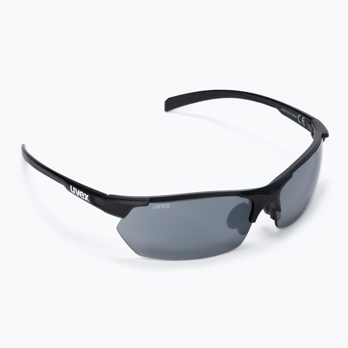Γυαλιά ηλίου UVEX Sportstyle 114 μαύρο ματ/ασημί καθρέφτης/ασημί καθρέφτης πορτοκαλί/καθαρό S5309392216