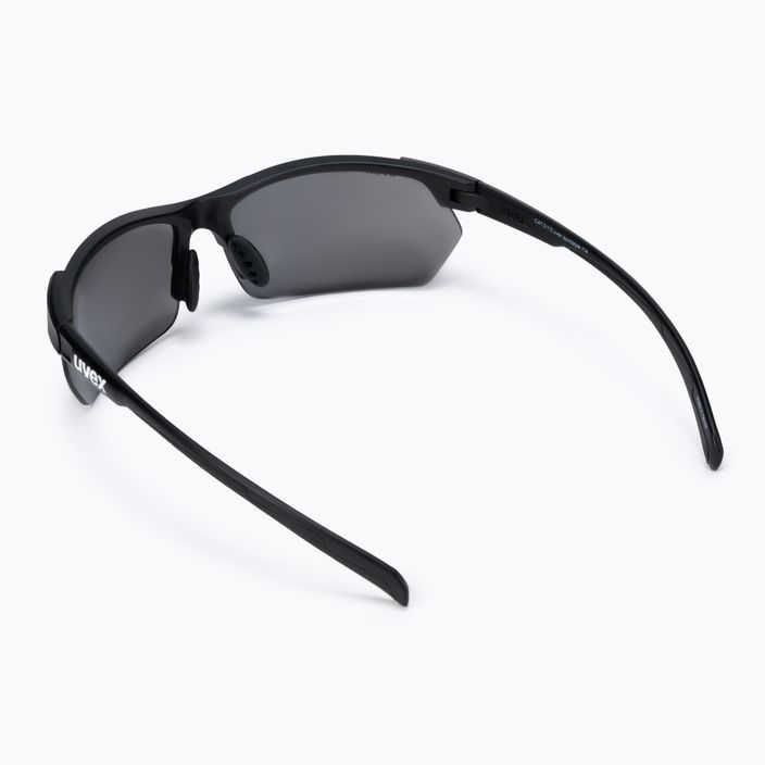 Γυαλιά ηλίου UVEX Sportstyle 114 μαύρο ματ/ασημί καθρέφτης/ασημί καθρέφτης πορτοκαλί/καθαρό S5309392216 3