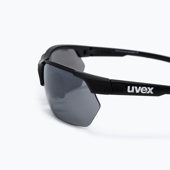 Γυαλιά ηλίου UVEX Sportstyle 114 μαύρο ματ/ασημί καθρέφτης/ασημί καθρέφτης πορτοκαλί/καθαρό S5309392216 4