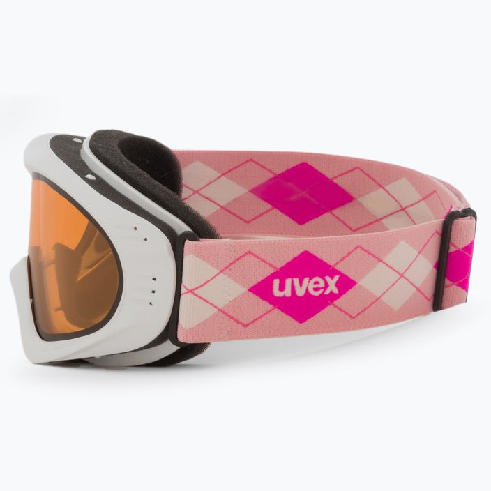 UVEX γυαλιά σκι Cevron λευκό ροζ/lasergold lite clear 55/0/036/16 4