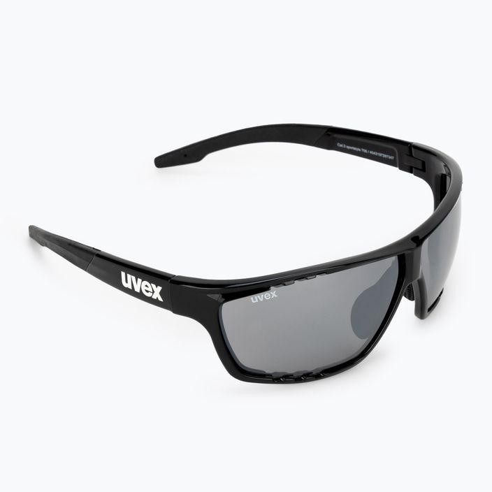 UVEX Sportstyle 706 μαύρα/ασημί γυαλιά ηλίου με καθρέφτη 53/2/006/2216