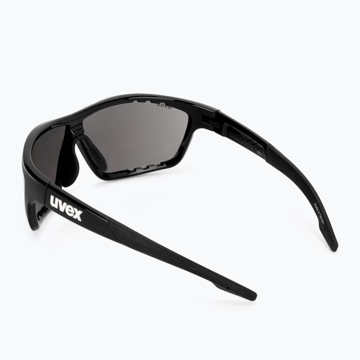 UVEX Sportstyle 706 μαύρα/ασημί γυαλιά ηλίου με καθρέφτη 53/2/006/2216 2