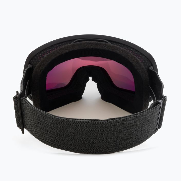Γυαλιά σκι UVEX Compact FM μαύρο ματ/καθρέφτης ουράνιο τόξο ροζ 55/0/130/20 4