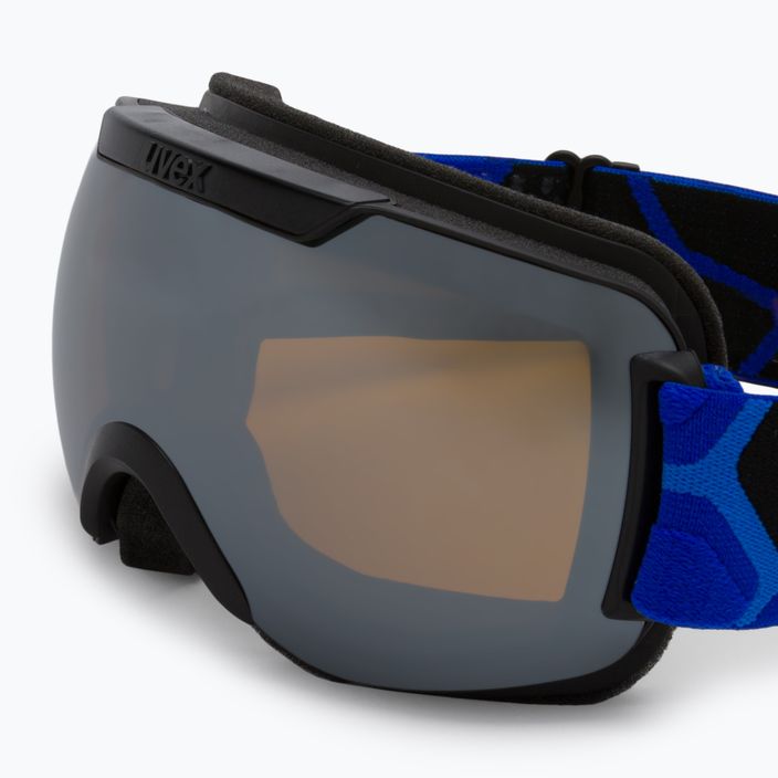 Γυαλιά σκι UVEX Downhill 2000 LM μαύρο/ασημί καθρέφτης 55/0/109/2934 5