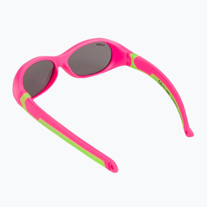 UVEX παιδικά γυαλιά ηλίου Sportstyle 510 ροζ πράσινο ματ/καπνός S5320293716 2