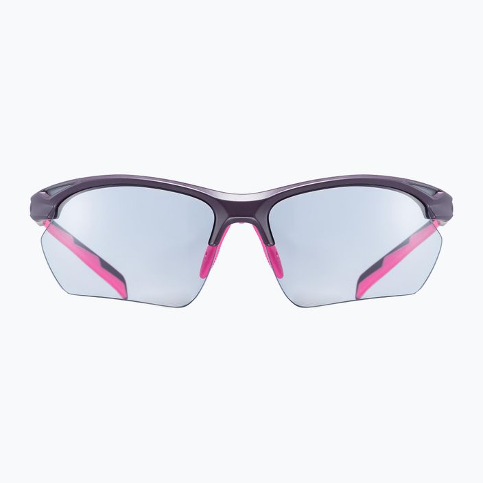 UVEX Sportstyle 802 V Small μωβ ροζ γυαλιά ηλίου ματ/καπνός 2