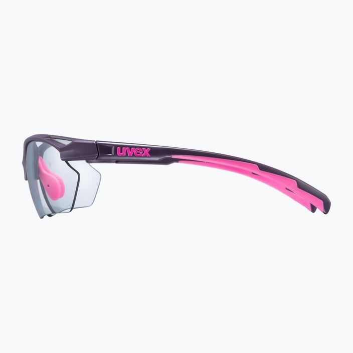 UVEX Sportstyle 802 V Small μωβ ροζ γυαλιά ηλίου ματ/καπνός 4