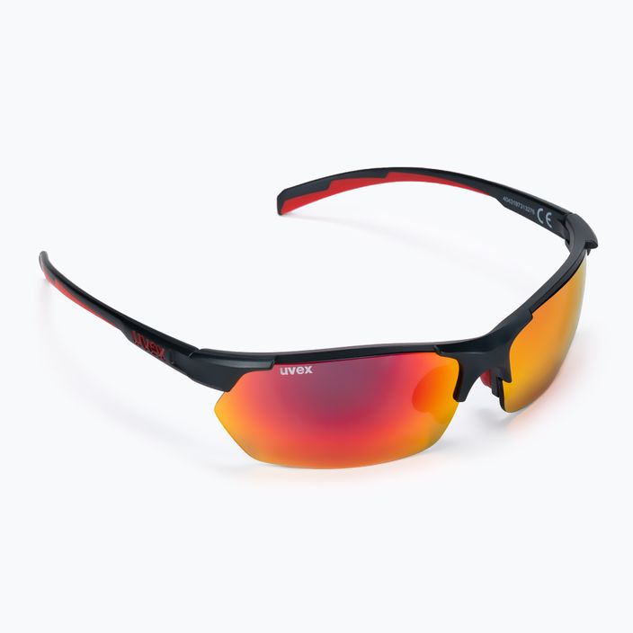 Γυαλιά ηλίου UVEX Sportstyle 114 γκρι κόκκινο ματ/κόκκινος καθρέφτης/πορτοκαλί καθρέφτης/καθαρό S5309395316