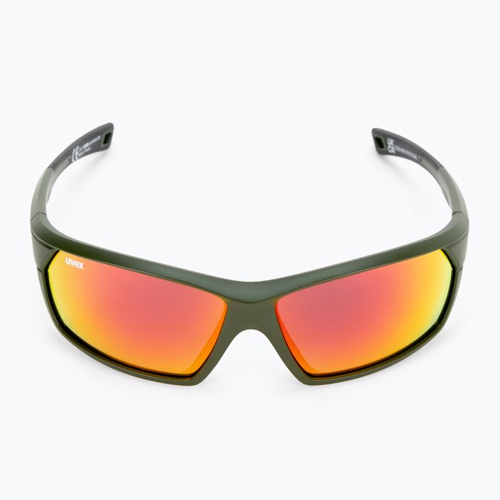 Γυαλιά ηλίου UVEX Sportstyle 225 λαδί πράσινο ματ/ασημί καθρέφτης 53/2/025/7716 3