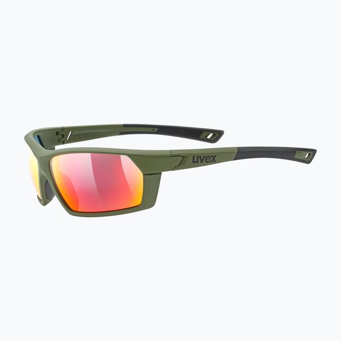 Γυαλιά ηλίου UVEX Sportstyle 225 λαδί πράσινο ματ/ασημί καθρέφτης 53/2/025/7716 5