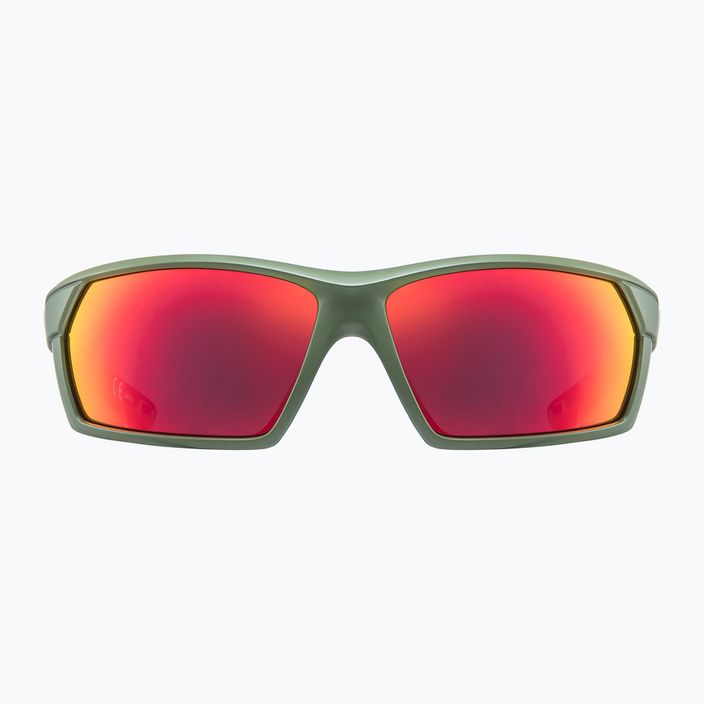 Γυαλιά ηλίου UVEX Sportstyle 225 λαδί πράσινο ματ/ασημί καθρέφτης 53/2/025/7716 6