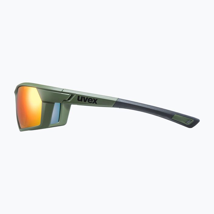 Γυαλιά ηλίου UVEX Sportstyle 225 λαδί πράσινο ματ/ασημί καθρέφτης 53/2/025/7716 7