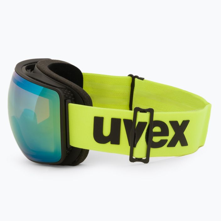 Γυαλιά σκι UVEX Compact FM μαύρο ματ/καθρέφτης πορτοκαλί 55/0/130/23 4