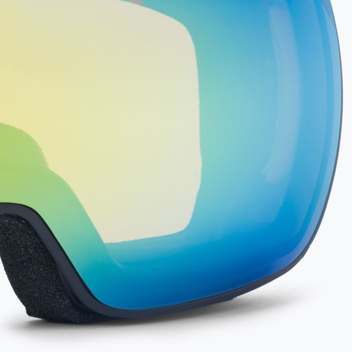 Γυαλιά σκι UVEX Compact FM μαύρο ματ/καθρέφτης πορτοκαλί 55/0/130/23 5