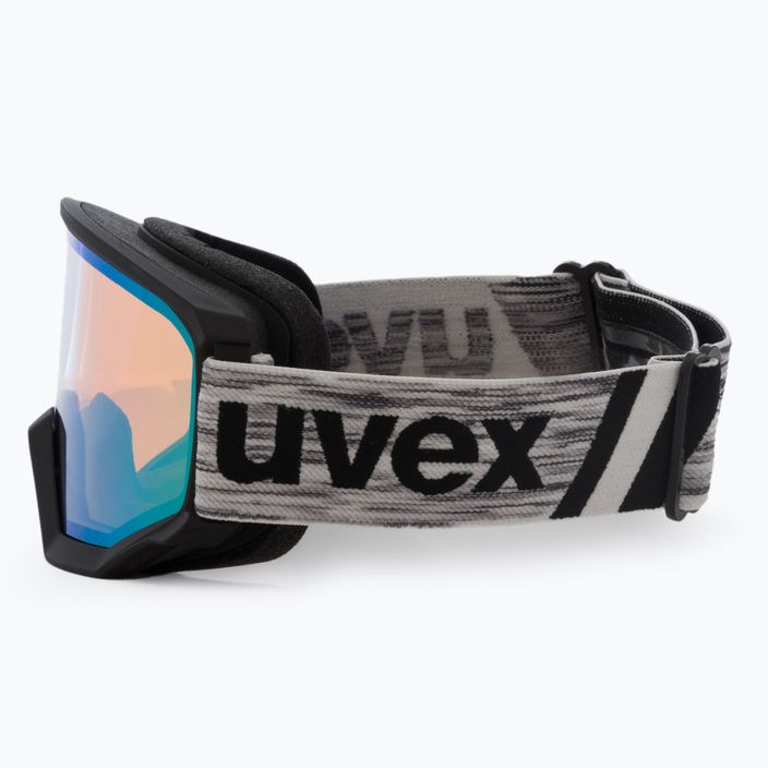 Γυαλιά σκι UVEX Athletic FM μαύρο ματ/πράσινος καθρέφτης lasergold lite 55/0/520/22 4