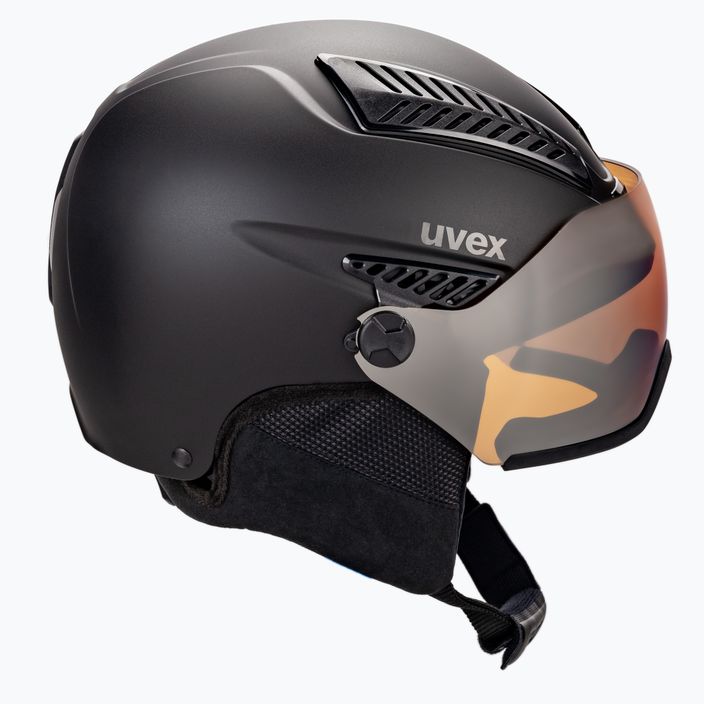 Γυναικείο κράνος σκι UVEX Hlmt 600 visor μαύρο 56/6/236/20 4