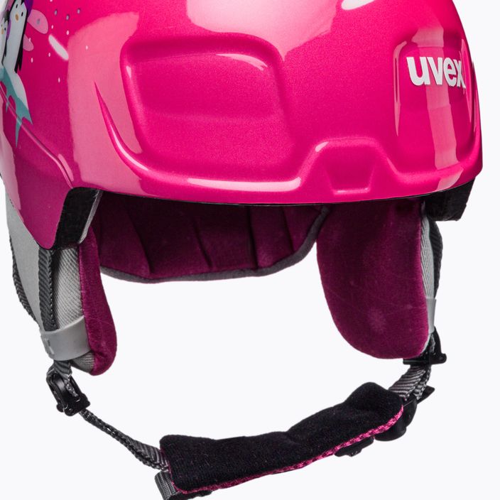 Παιδικό κράνος σκι UVEX Manic ροζ 56/6/226/9101 6